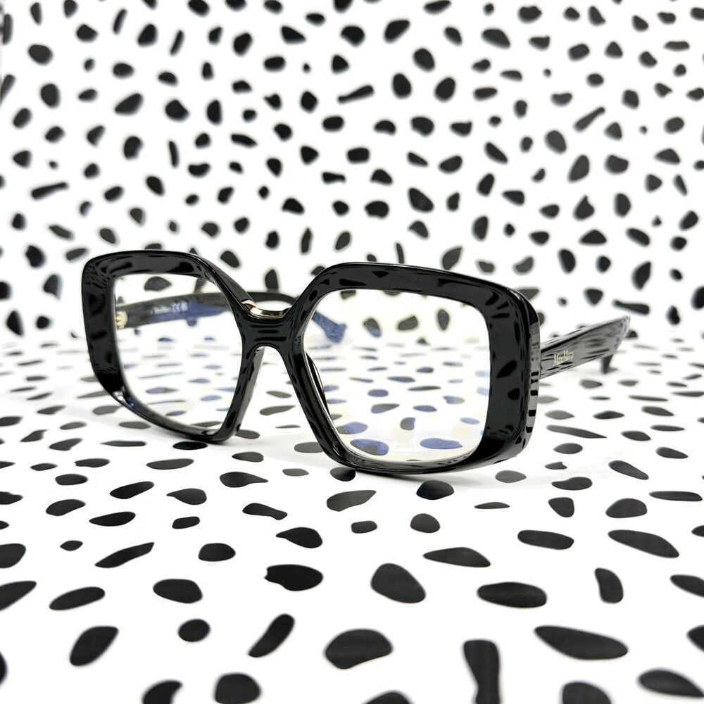 MaxMara NEW MM5131-B Women's Shiny Black Eyewear Frame 53/16/140 Glasses